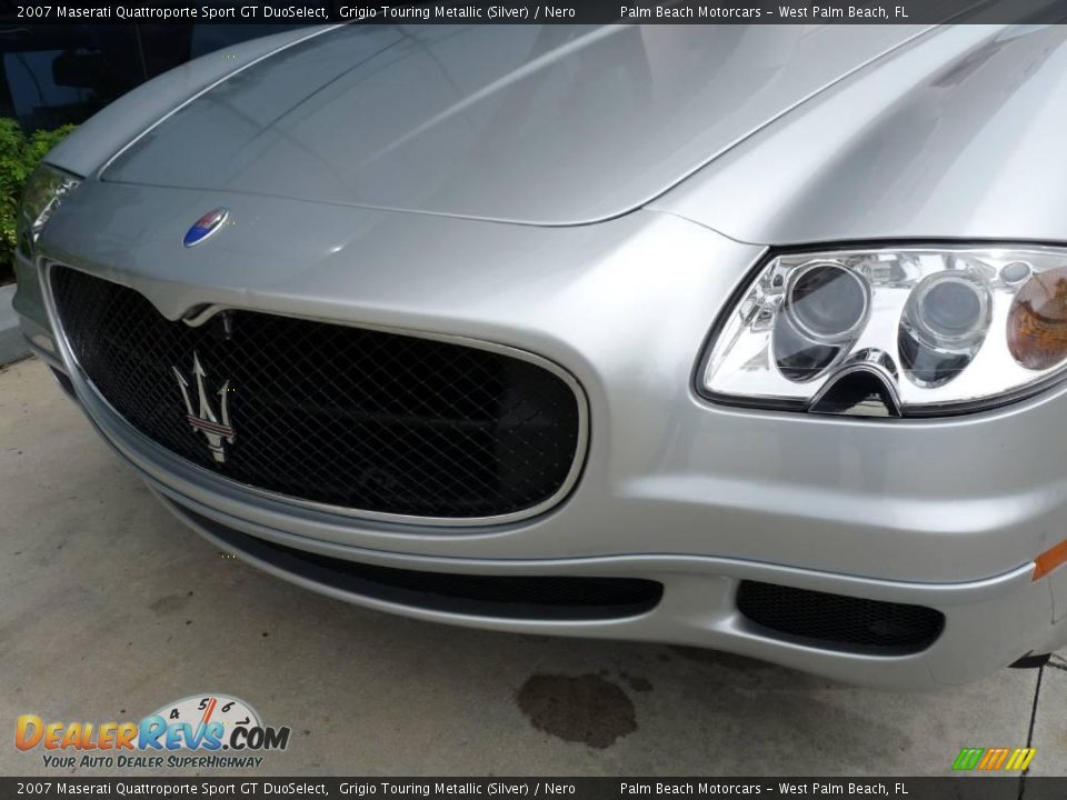 2007 Maserati Quattroporte Sport GT DuoSelect Grigio Touring Metallic (Silver) / Nero Photo #9