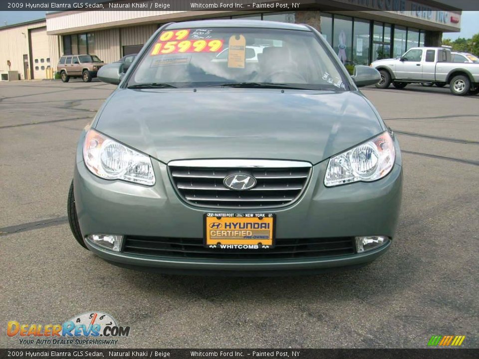 2009 Hyundai Elantra GLS Sedan Natural Khaki / Beige Photo #2