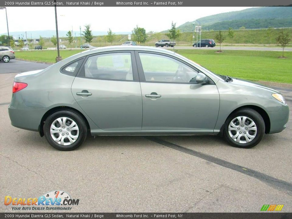 2009 Hyundai Elantra GLS Sedan Natural Khaki / Beige Photo #7