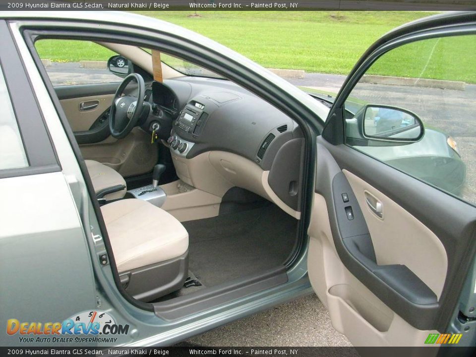 2009 Hyundai Elantra GLS Sedan Natural Khaki / Beige Photo #8