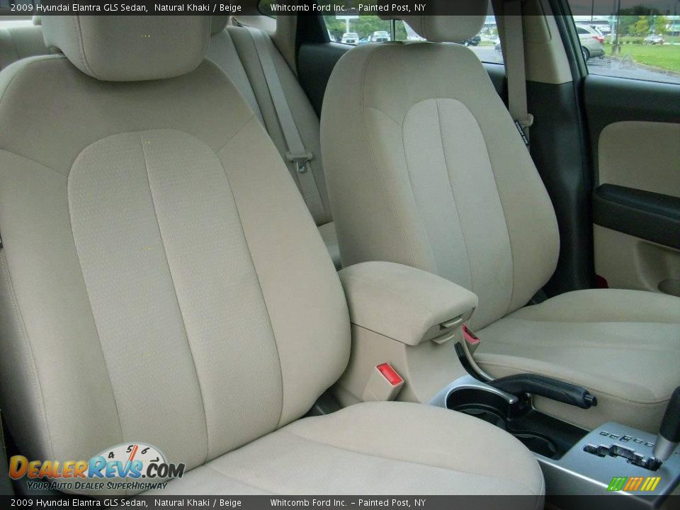 2009 Hyundai Elantra GLS Sedan Natural Khaki / Beige Photo #10