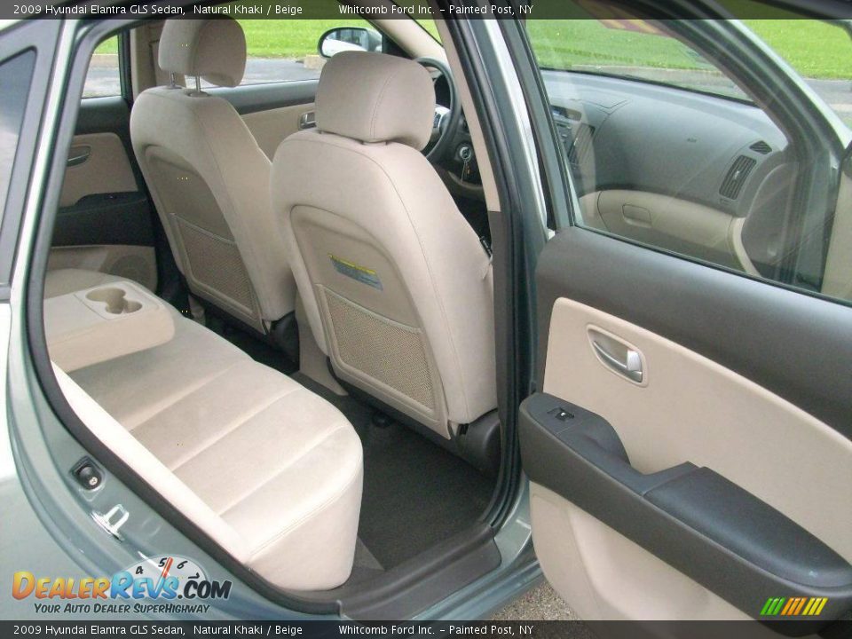 2009 Hyundai Elantra GLS Sedan Natural Khaki / Beige Photo #11