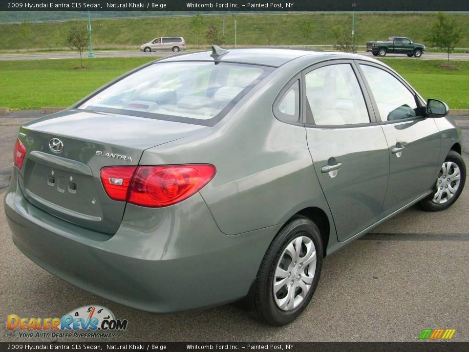 2009 Hyundai Elantra GLS Sedan Natural Khaki / Beige Photo #12