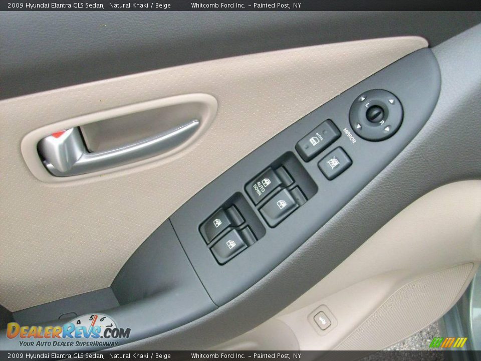 2009 Hyundai Elantra GLS Sedan Natural Khaki / Beige Photo #19