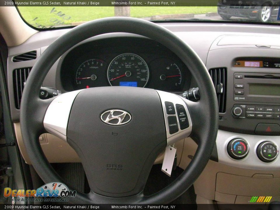 2009 Hyundai Elantra GLS Sedan Natural Khaki / Beige Photo #21