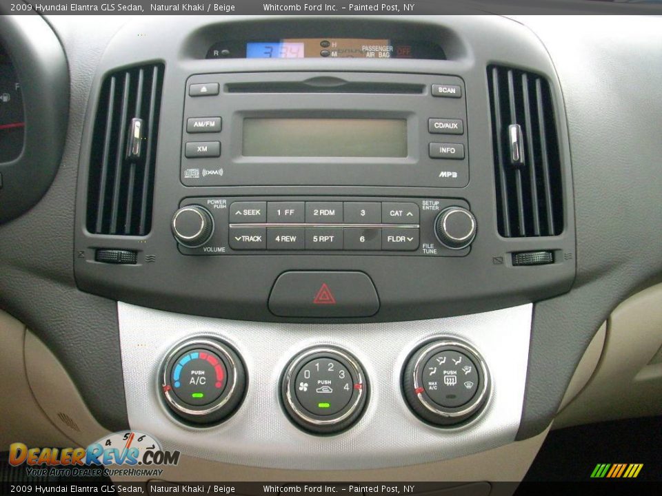 2009 Hyundai Elantra GLS Sedan Natural Khaki / Beige Photo #22