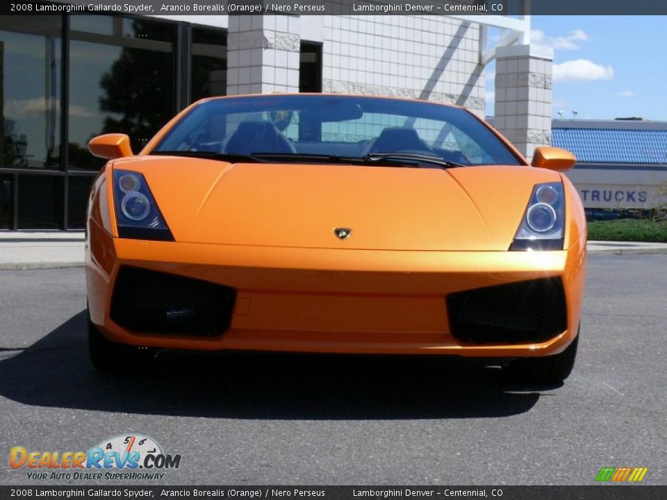 2008 Lamborghini Gallardo Spyder Arancio Borealis (Orange) / Nero Perseus Photo #2
