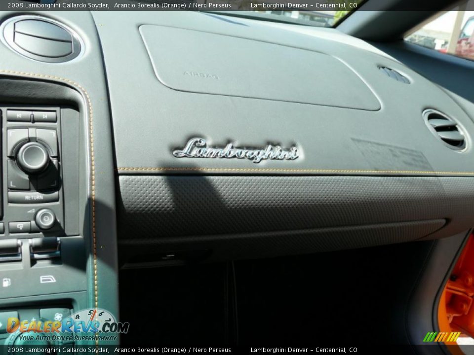 Nero Perseus Interior - 2008 Lamborghini Gallardo Spyder Photo #21