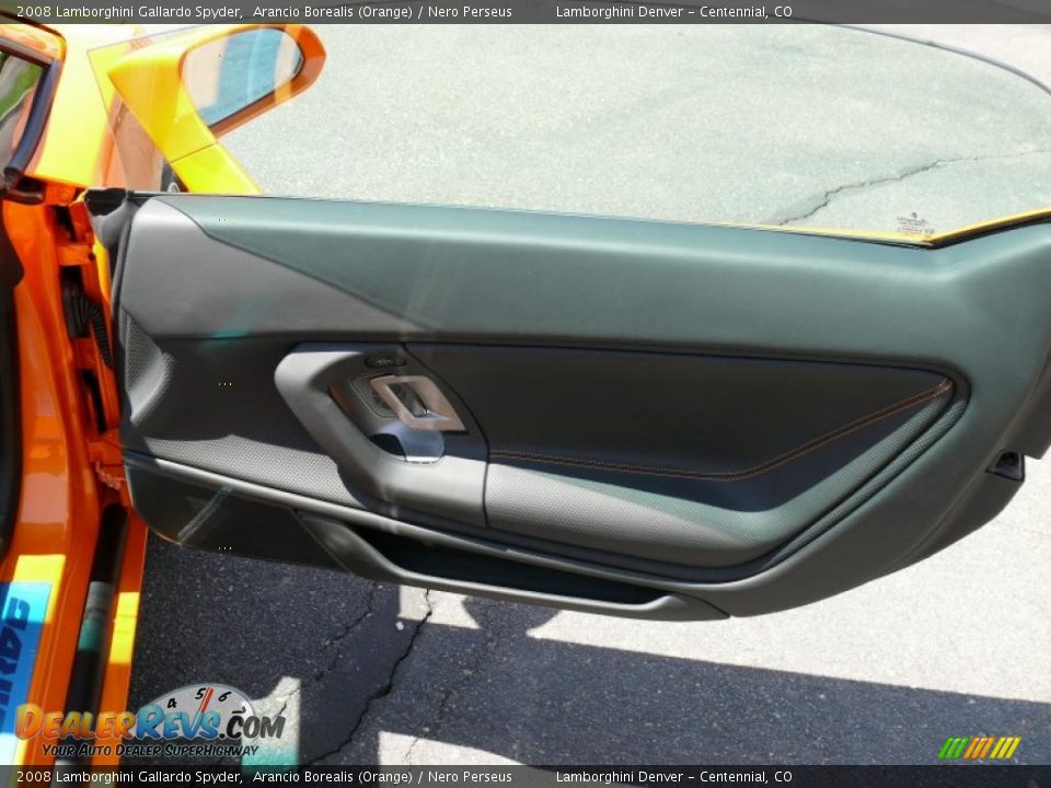 Nero Perseus Interior - 2008 Lamborghini Gallardo Spyder Photo #24