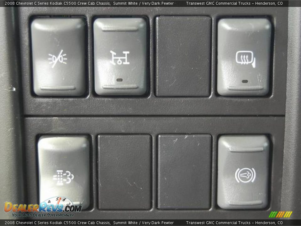2008 Chevrolet C Series Kodiak C5500 Crew Cab Chassis Summit White / Very Dark Pewter Photo #22