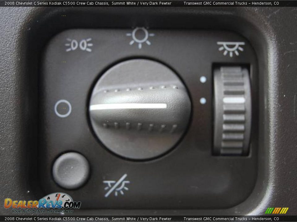 2008 Chevrolet C Series Kodiak C5500 Crew Cab Chassis Summit White / Very Dark Pewter Photo #24