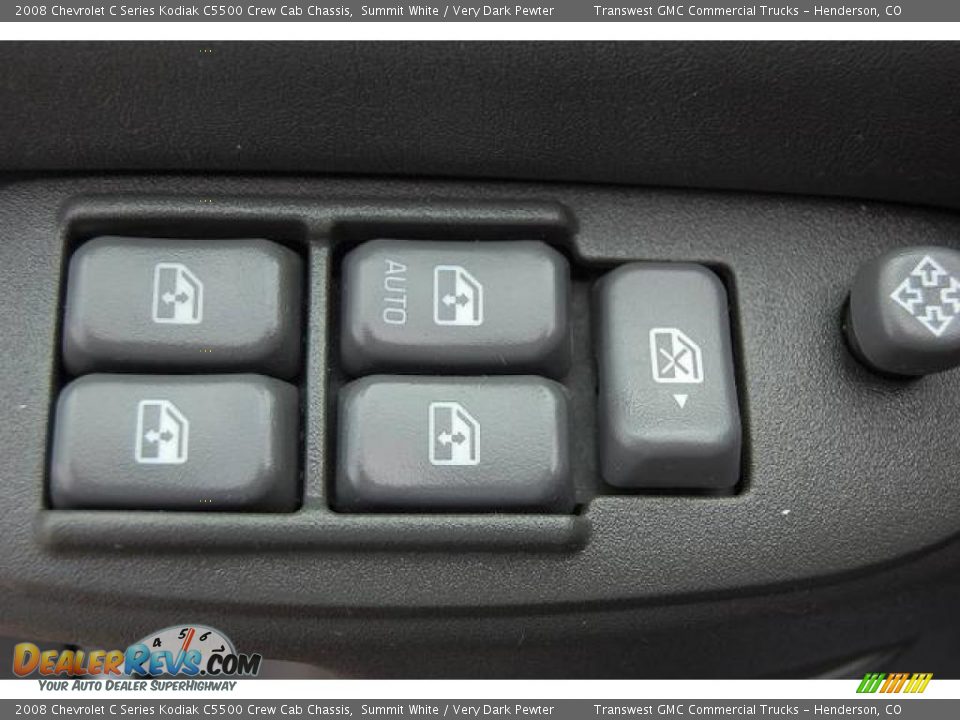 2008 Chevrolet C Series Kodiak C5500 Crew Cab Chassis Summit White / Very Dark Pewter Photo #25