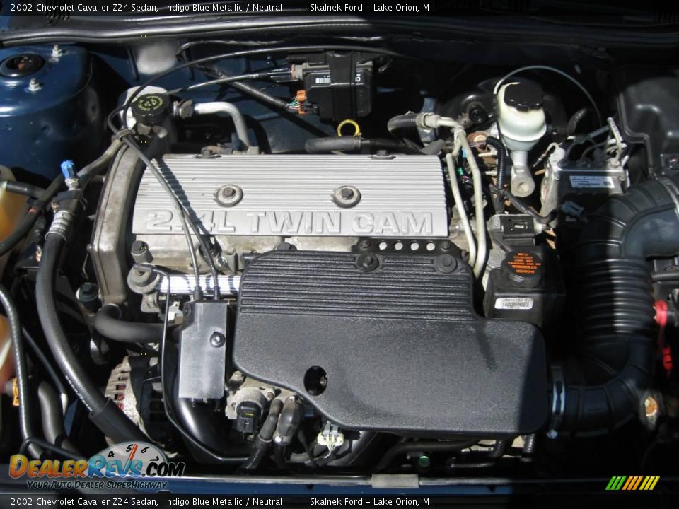 2002 Chevrolet Cavalier Z24 Sedan 2.4 Liter DOHC 16-Valve 4 Cylinder Engine Photo #31