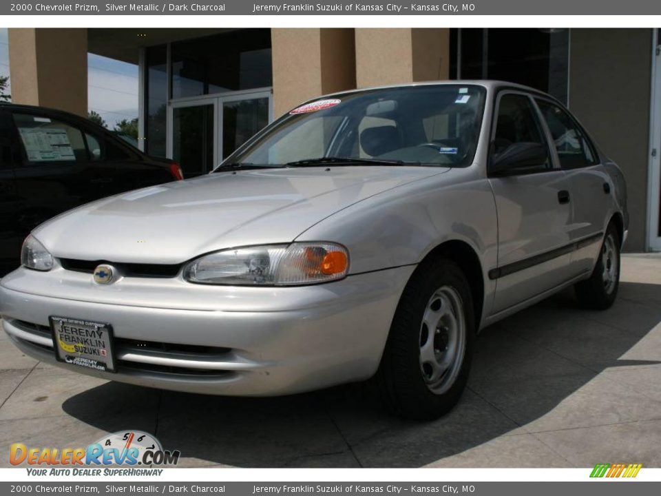 2000 Chevrolet Prizm Silver Metallic / Dark Charcoal Photo #4