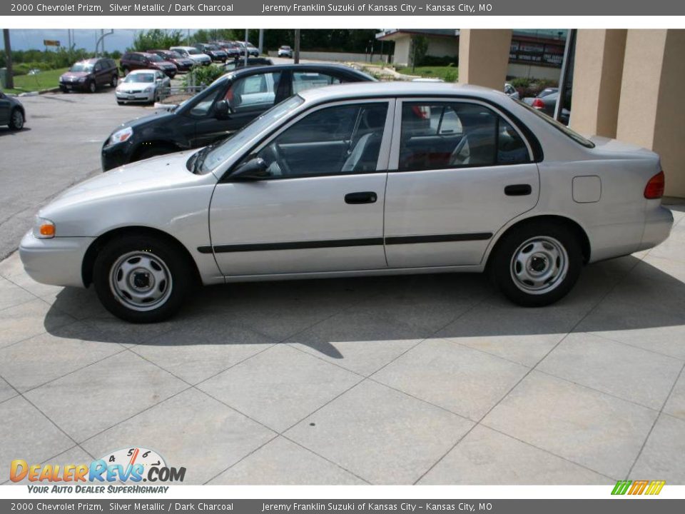 2000 Chevrolet Prizm Silver Metallic / Dark Charcoal Photo #5
