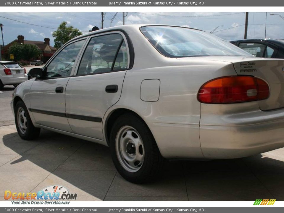 2000 Chevrolet Prizm Silver Metallic / Dark Charcoal Photo #6