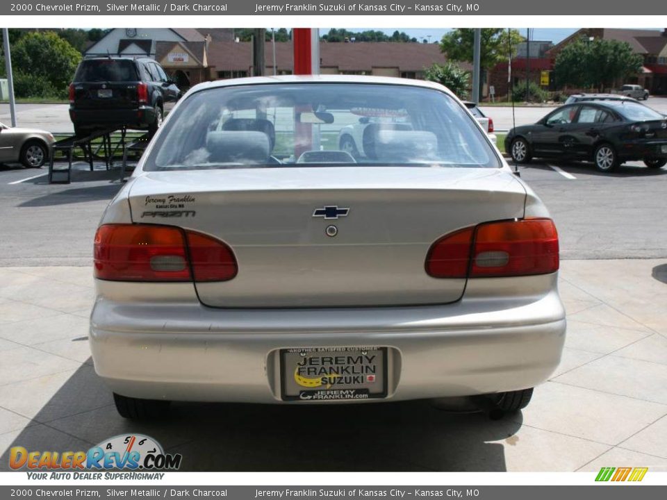 2000 Chevrolet Prizm Silver Metallic / Dark Charcoal Photo #7