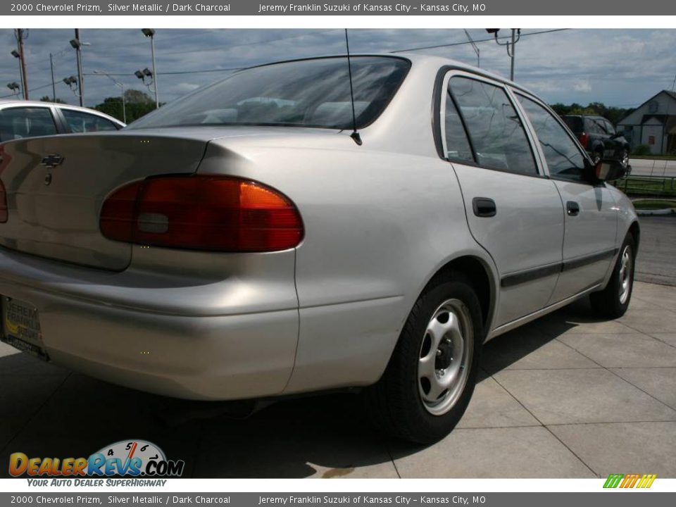 2000 Chevrolet Prizm Silver Metallic / Dark Charcoal Photo #8