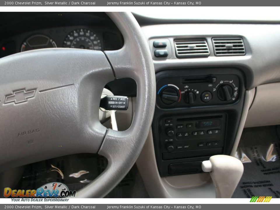 2000 Chevrolet Prizm Silver Metallic / Dark Charcoal Photo #20