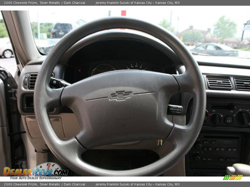 2000 Chevrolet Prizm Silver Metallic / Dark Charcoal Photo #21