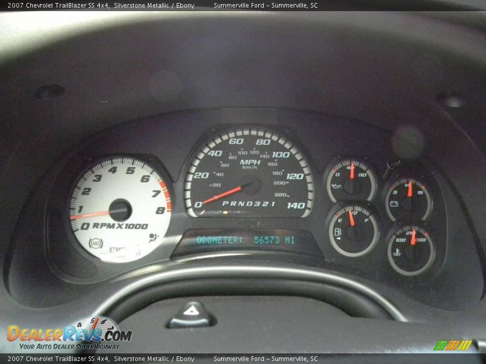 2007 Chevrolet TrailBlazer SS 4x4 Silverstone Metallic / Ebony Photo #22