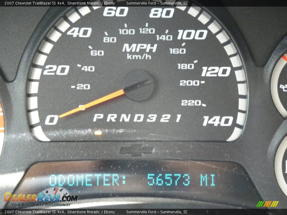2007 Chevrolet TrailBlazer SS 4x4 Silverstone Metallic / Ebony Photo #23