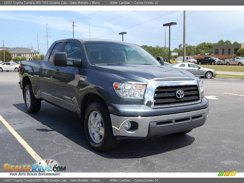 2007 Toyota Tundra SR5 TRD Double Cab Slate Metallic / Black Photo #1