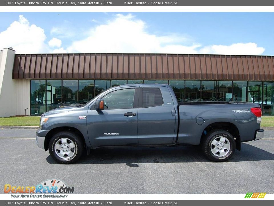 2007 Toyota Tundra SR5 TRD Double Cab Slate Metallic / Black Photo #2