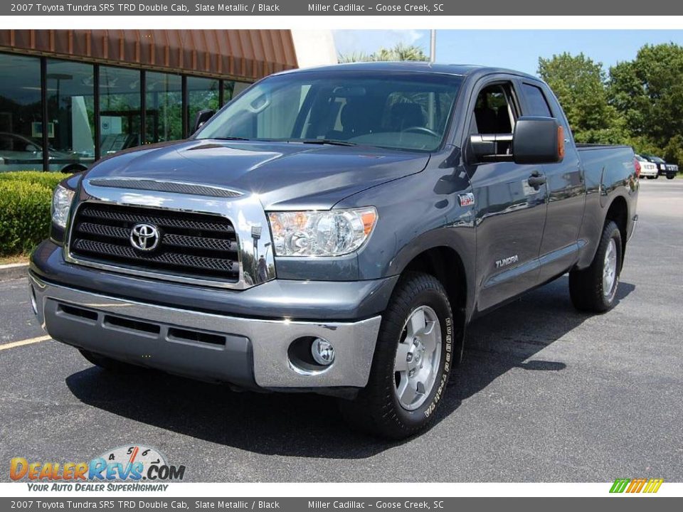 2007 Toyota Tundra SR5 TRD Double Cab Slate Metallic / Black Photo #11