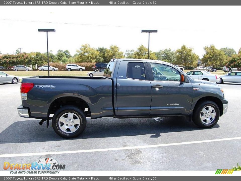 2007 Toyota Tundra SR5 TRD Double Cab Slate Metallic / Black Photo #13