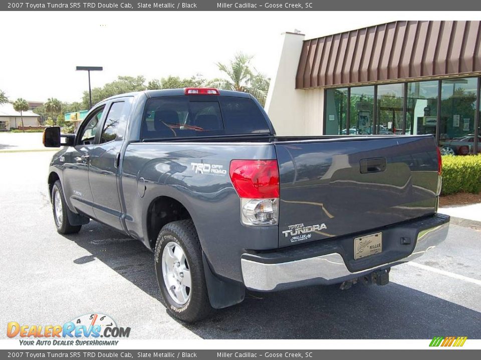 2007 Toyota Tundra SR5 TRD Double Cab Slate Metallic / Black Photo #16