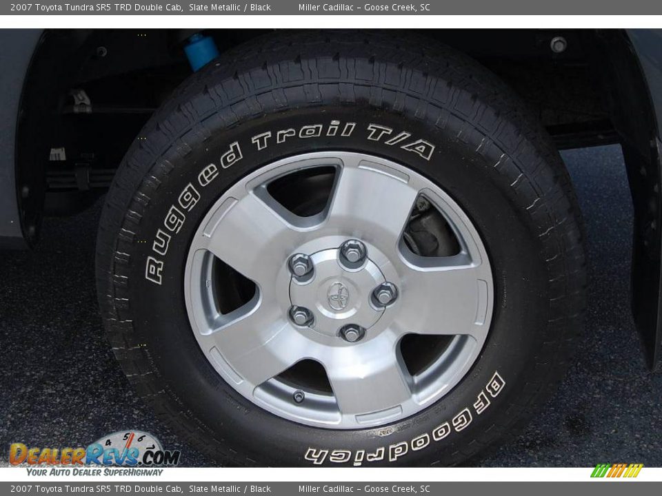 2007 Toyota Tundra SR5 TRD Double Cab Slate Metallic / Black Photo #17