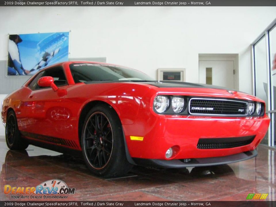 2009 Dodge Challenger SpeedFactory SRT8 TorRed / Dark Slate Gray Photo #1