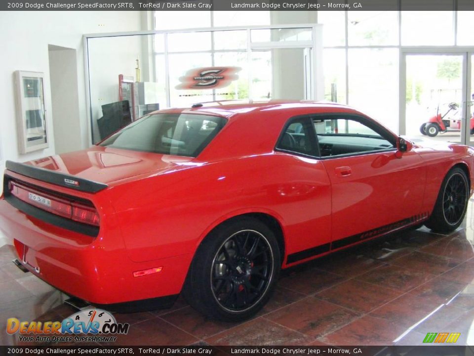 2009 Dodge Challenger SpeedFactory SRT8 TorRed / Dark Slate Gray Photo #2