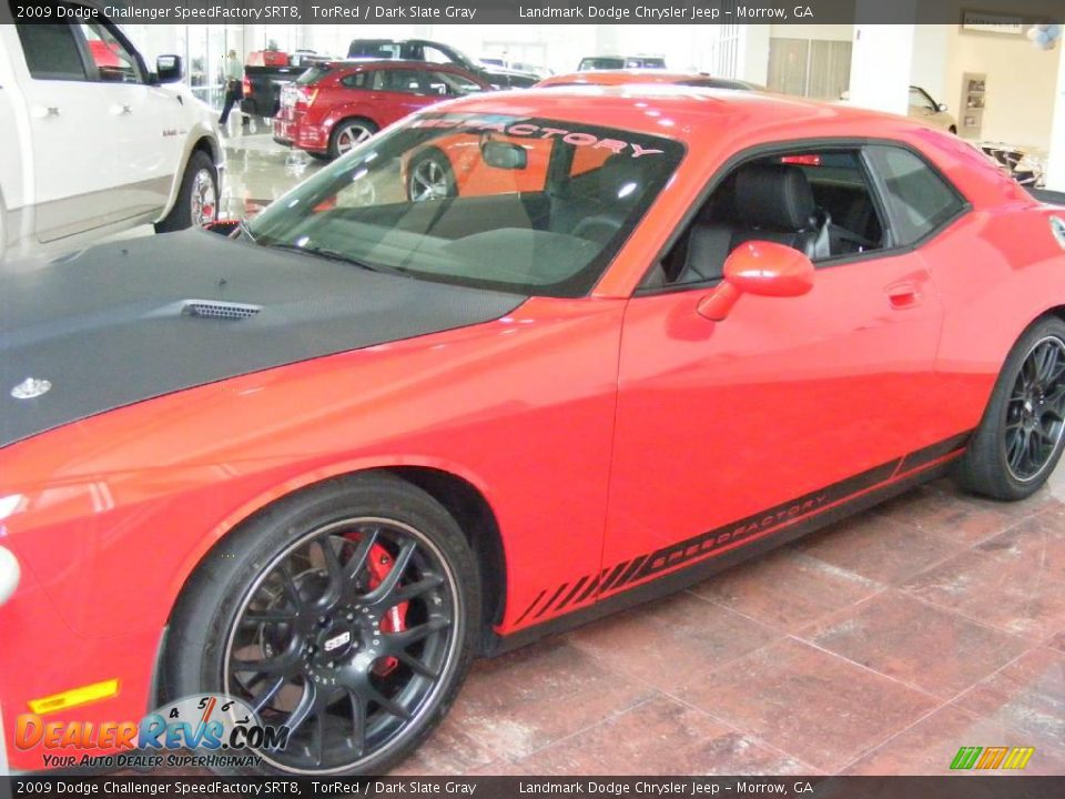 2009 Dodge Challenger SpeedFactory SRT8 TorRed / Dark Slate Gray Photo #3