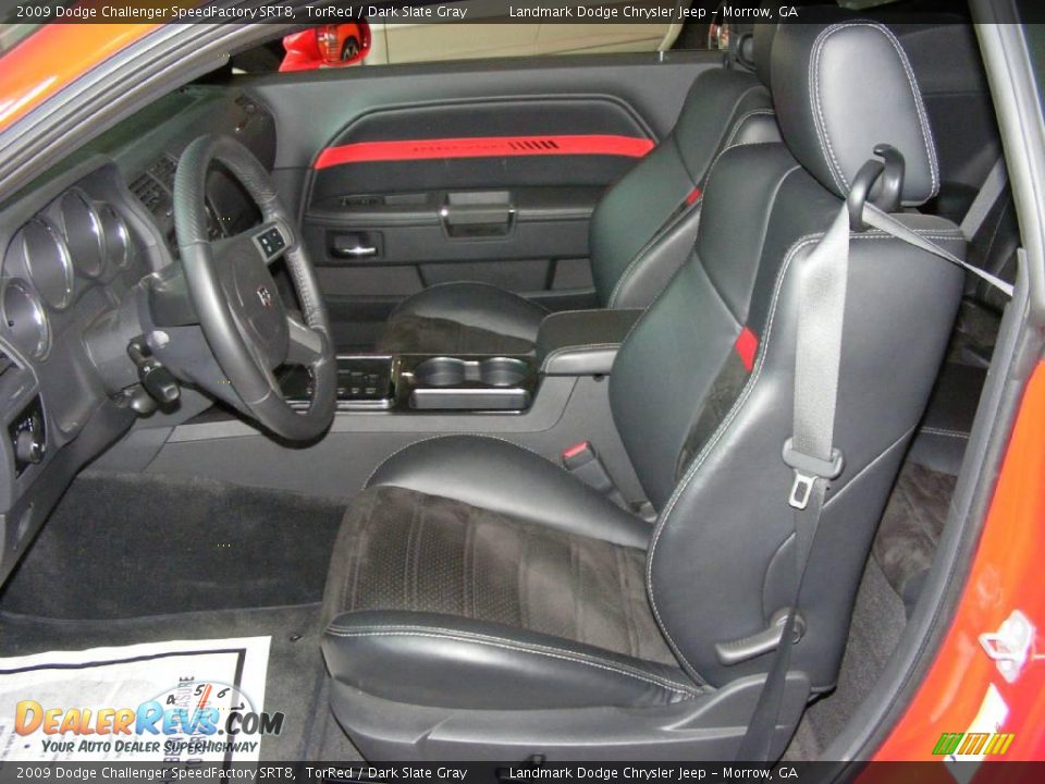 2009 Dodge Challenger SpeedFactory SRT8 TorRed / Dark Slate Gray Photo #6