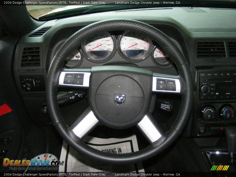 2009 Dodge Challenger SpeedFactory SRT8 TorRed / Dark Slate Gray Photo #9