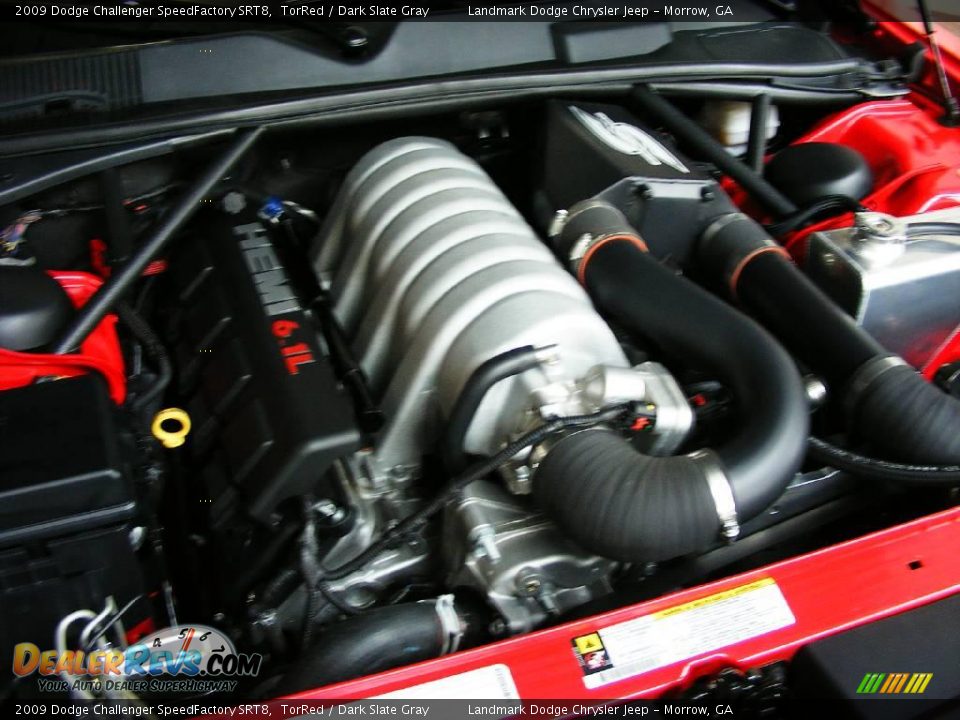 2009 Dodge Challenger SpeedFactory SRT8 TorRed / Dark Slate Gray Photo #10