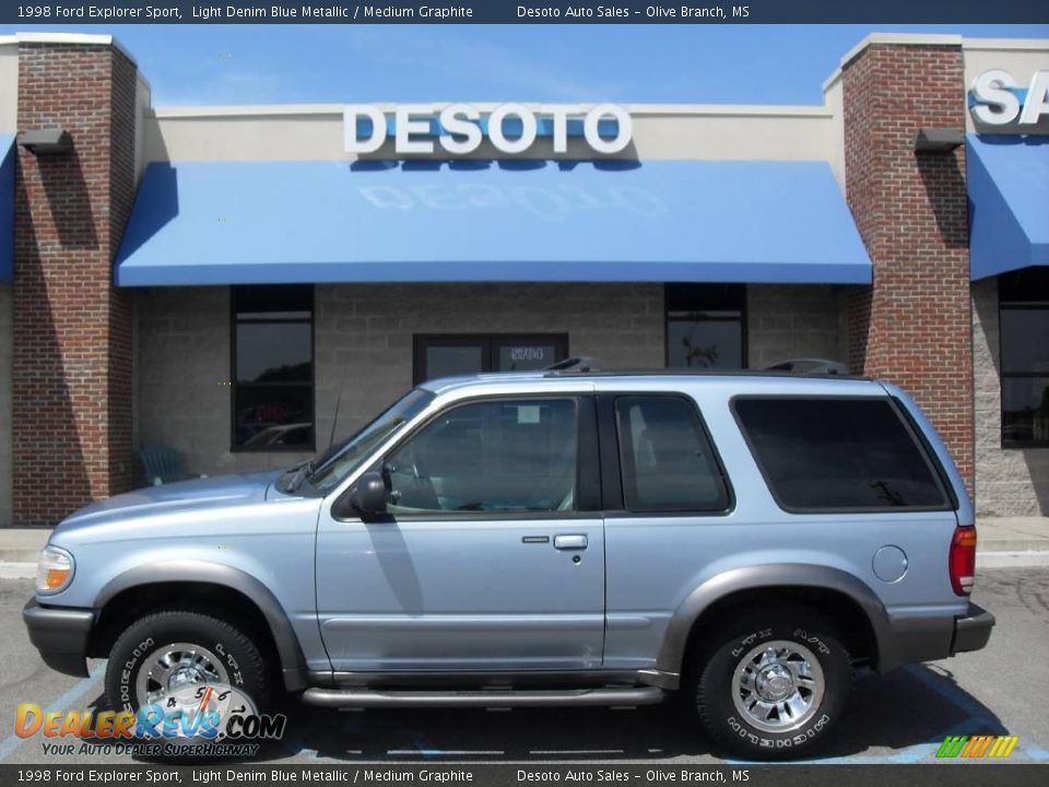 1998 Ford Explorer Sport Light Denim Blue Metallic / Medium Graphite Photo #1