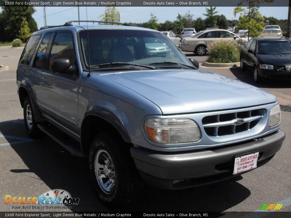 1998 Ford Explorer Sport Light Denim Blue Metallic / Medium Graphite Photo #4