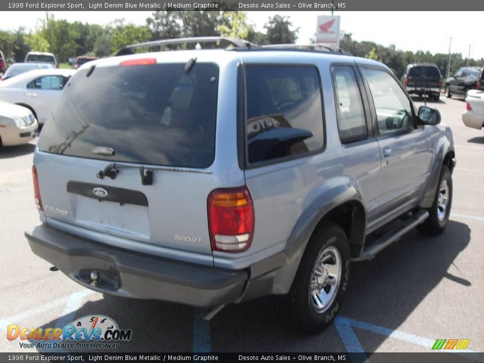 1998 Ford Explorer Sport Light Denim Blue Metallic / Medium Graphite Photo #6