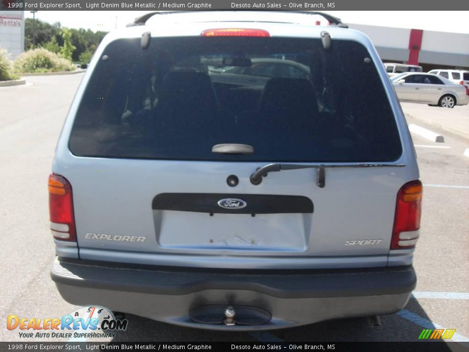 1998 Ford Explorer Sport Light Denim Blue Metallic / Medium Graphite Photo #7