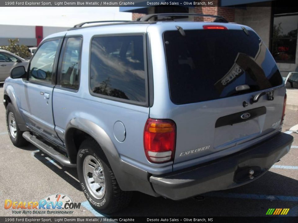 1998 Ford Explorer Sport Light Denim Blue Metallic / Medium Graphite Photo #8