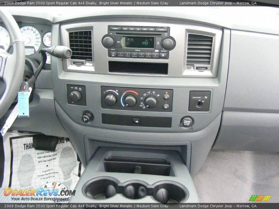 2009 Dodge Ram 3500 Sport Regular Cab 4x4 Dually Bright Silver Metallic / Medium Slate Gray Photo #8