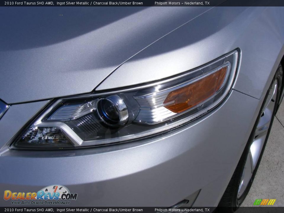 2010 Ford Taurus SHO AWD Ingot Silver Metallic / Charcoal Black/Umber Brown Photo #11