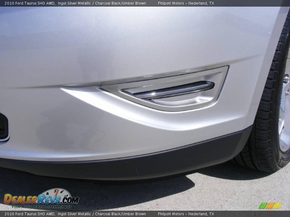 2010 Ford Taurus SHO AWD Ingot Silver Metallic / Charcoal Black/Umber Brown Photo #12