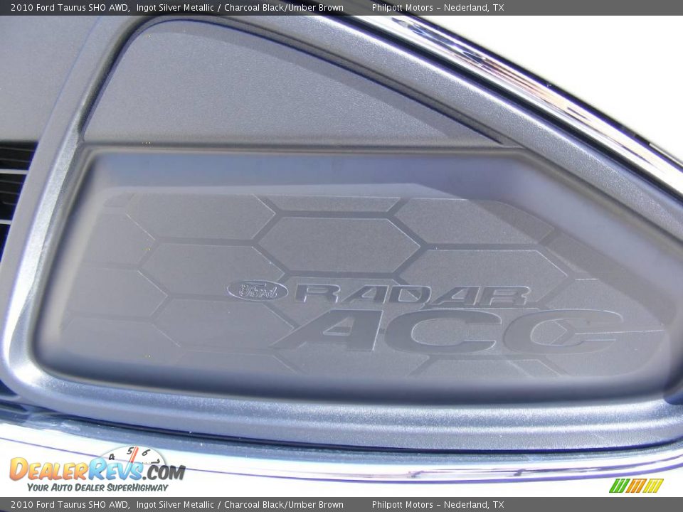 2010 Ford Taurus SHO AWD Ingot Silver Metallic / Charcoal Black/Umber Brown Photo #14