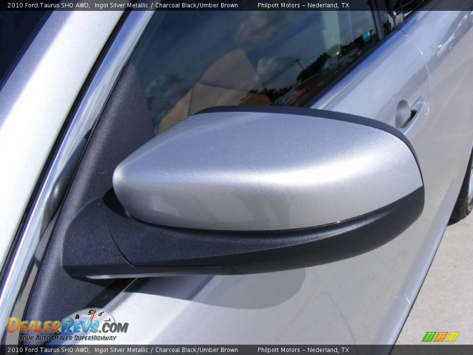 2010 Ford Taurus SHO AWD Ingot Silver Metallic / Charcoal Black/Umber Brown Photo #16