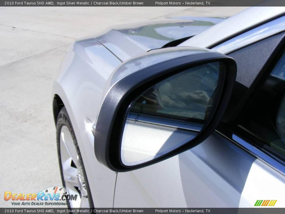 2010 Ford Taurus SHO AWD Ingot Silver Metallic / Charcoal Black/Umber Brown Photo #17
