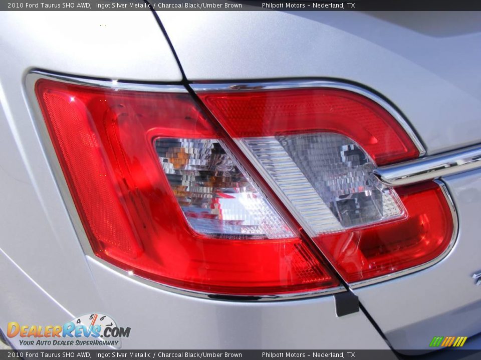 2010 Ford Taurus SHO AWD Ingot Silver Metallic / Charcoal Black/Umber Brown Photo #19